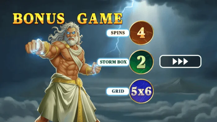 Pots of Power: Zeus - लाइटनिंग फ्रेम्स के साथ होल्ड एंड विन में विस्तारित 5×6 ग्रिड